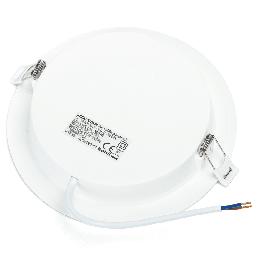 Aigostar - ZESTAW 3x ściemnialnych wpuszczanych opraw sufitowych MESH LED/15W/230V 2700K-6500K śr.17 cm
