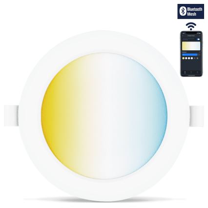 Aigostar - ZESTAW 3x LED Ściemnialna oprawa wpuszczana MESH LED/6W/230V 2700K-6500K śr. 11,5cm