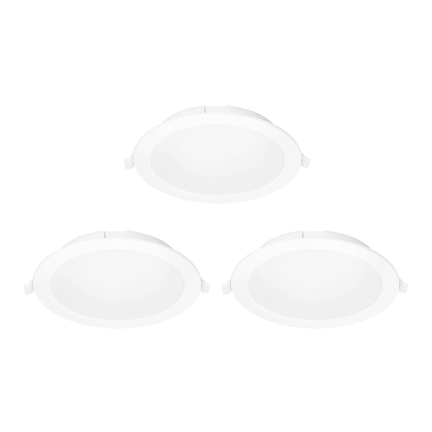 Aigostar - ZESTAW 3x LED Ściemnialna oprawa wpuszczana MESH LED/6W/230V 2700K-6500K śr. 11,5cm