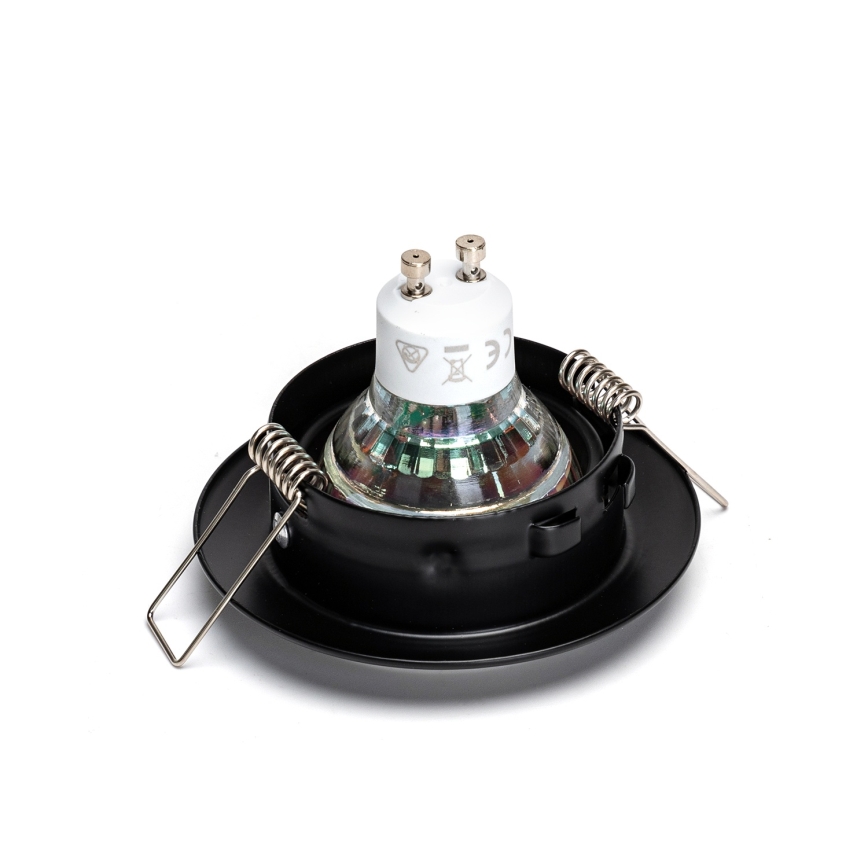 Aigostar - ZESTAW 3x wpuszczane oprawy sufitowe LED 1xGU10/4,5W/230V 4000K czarne