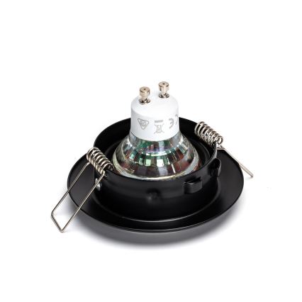 Aigostar - Zestaw 3x wpuszczanych opraw sufitowych LED 1xGU10/4,5W/230V 6500K czarne