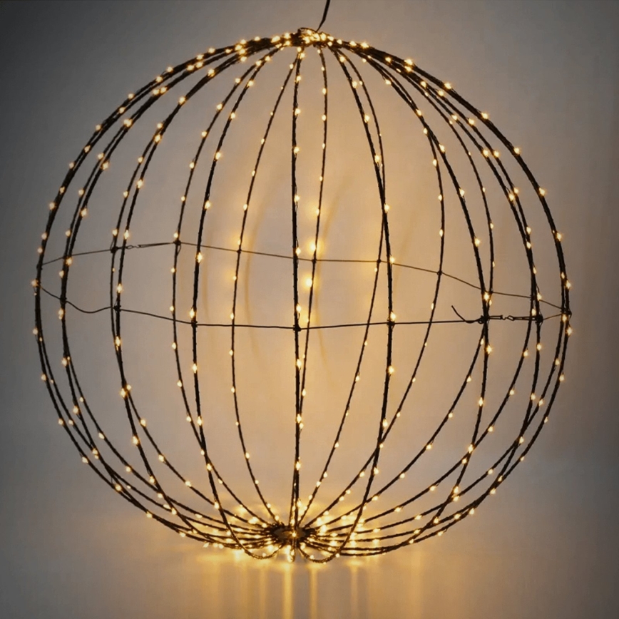 Aigostar - Zewnętrzna dekoracja świąteczna LED 177xLED/3,6W/230V 60 cm IP44 ciepła biała