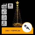 Aigostar - Zewnętrzna dekoracja świąteczna LED/3,6W/31/230V 2700K 120 cm IP44
