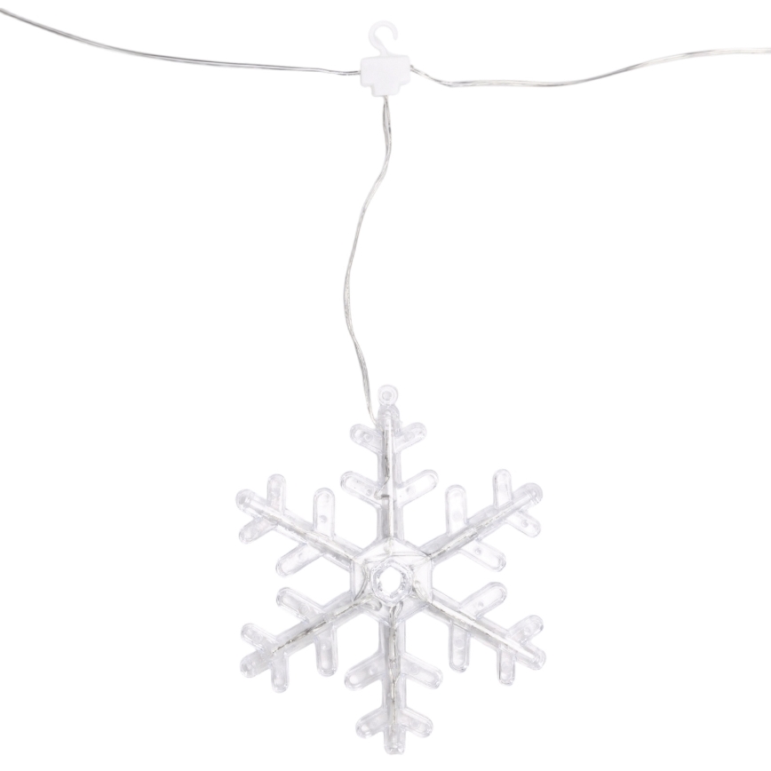 Aigostar - Girlanda LED zewnętrzna 84xLED/8 funkcji 1,2x1m IP44 zimne białe światło śnieżynki