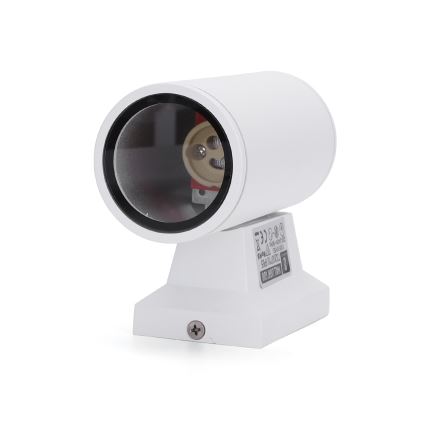 Aigostar - Zewnętrzna lampa ścienna 1xGU10/230V IP65 biała okrągła