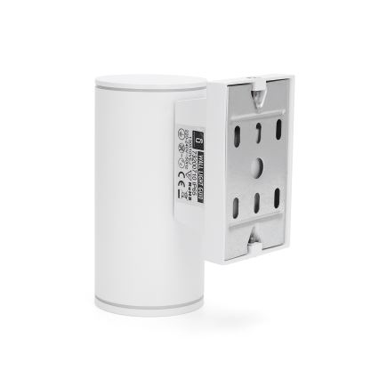 Aigostar - Zewnętrzna lampa ścienna 1xGU10/230V IP65 biała okrągła