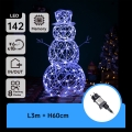 Aigostar - Zewnętrzna świąteczna dekoracja LED/3,6W/31/230V 6500K 60 cm IP44 bałwan