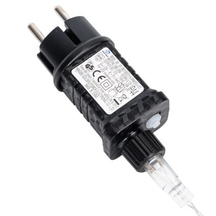 Aigostar - Zewnętrzne lampki świąteczne LED 120 diod / 8 funkcji 3,9x1,2m IP44 ciepła biel