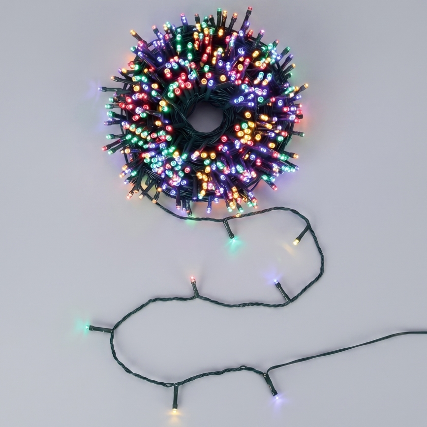 Aigostar - Zewnętrzne lampki świąteczne LED, 150 diod, 8 funkcji, 18 m, IP44, wielokolorowe