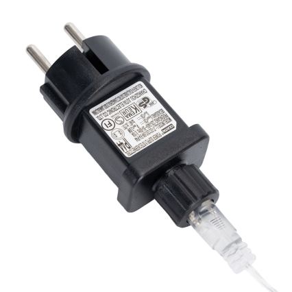 Aigostar - zewnętrzne lampki świąteczne LED 200 diod, 8 x 0,4 m, IP44, ciepła biała