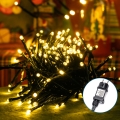 Aigostar - Zewnętrzne świąteczne lampki LED 600 diod/8 trybów 18 m IP44 ciepła biel