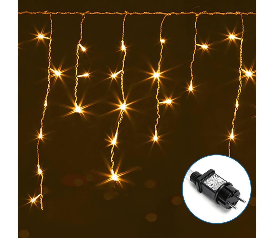 - Zewnętrzny łańcuch dekoracyjny LED 75xLED/6W/230V 15x0,6m IP44 ciepła biel