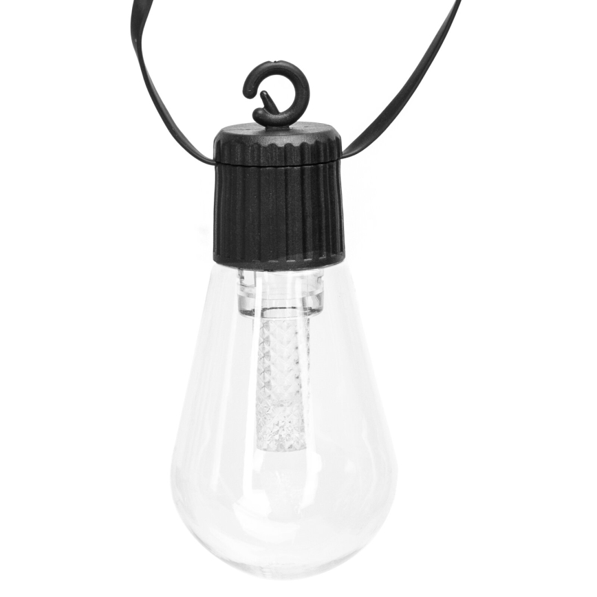 Aigostar - Zewnętrzny łańcuch dekoracyjny LED 10xLED/8m IP44 zimna biel