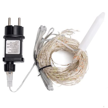 Aigostar - zewnętrzny łańcuch świąteczny 900 diod LED / 8 funkcji / 6 m / IP44 / wielokolorowy
