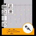 Aigostar - zewnętrzny łańcuch świąteczny LED 100xLED/8 funkcji 8x0,4m IP44 ciepła biała