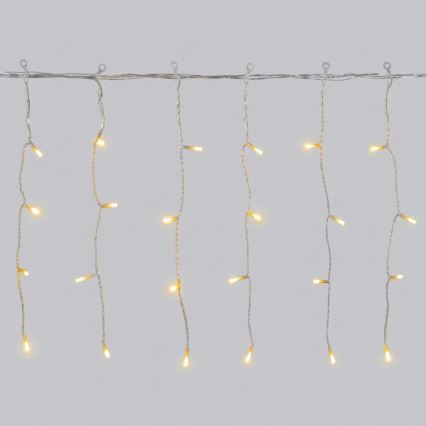 Aigostar - zewnętrzny łańcuch świąteczny LED 100xLED/8 funkcji 8x0,4m IP44 ciepła biała