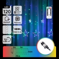 Aigostar - Zewnętrzny łańcuch świąteczny LED 120xLED/8 funkcji 6x0,6m IP44 wielokolorowy + zdalne sterowanie