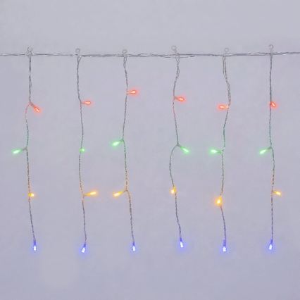 Aigostar - zewnętrzny łańcuch świąteczny LED 200 diod/8 funkcji 13x0,4m IP44 wielokolorowy