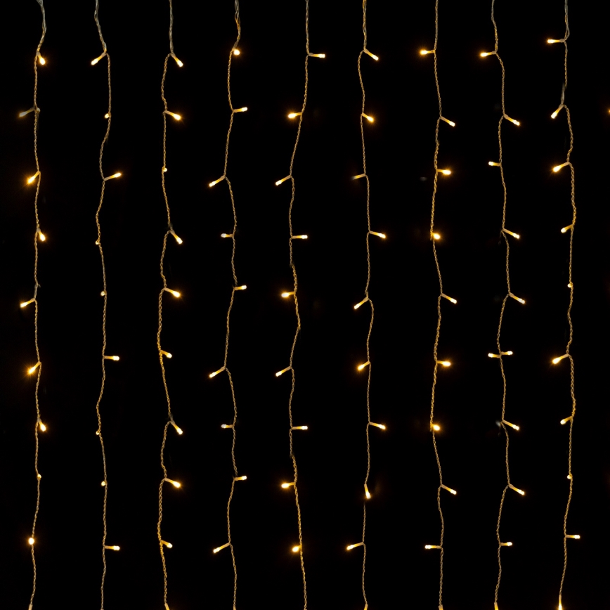 Aigostar - Zewnętrzny łańcuch świąteczny LED 558 diod 3x1,8m IP44 ciepła biel