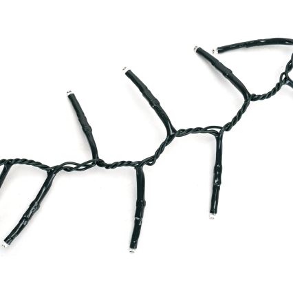 Aigostar - Zewnętrzny łańcuch świąteczny LED, 600 diod, 8 funkcji, 18 m, IP44, zimna biel