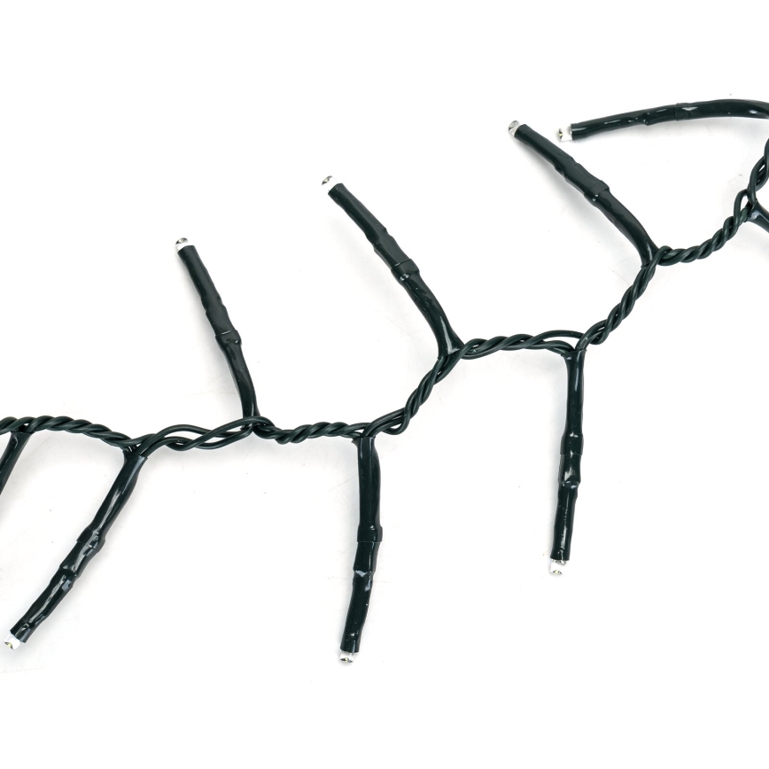 Aigostar - Zewnętrzny łańcuch świąteczny LED, 600 diod, 8 funkcji, 18 m, IP44, zimna biel