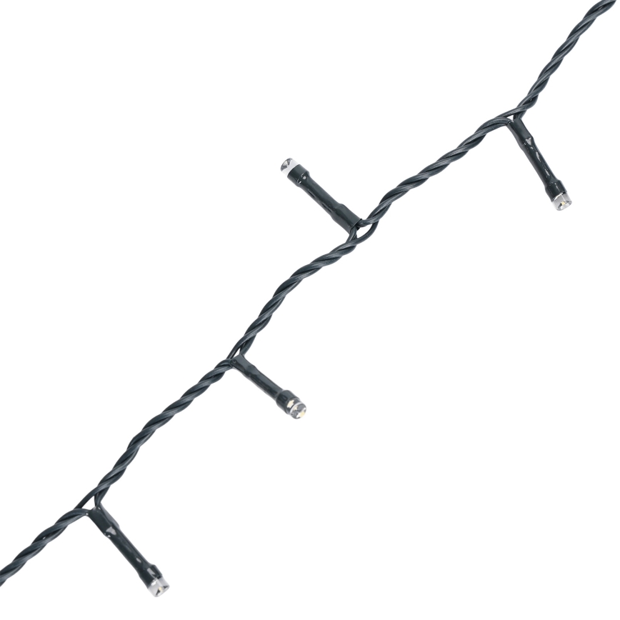 Aigostar - Girlanda LED zewnętrzna 500xLED/8 funkcji 4xAA 25,3 m IP44 ciepła biel
