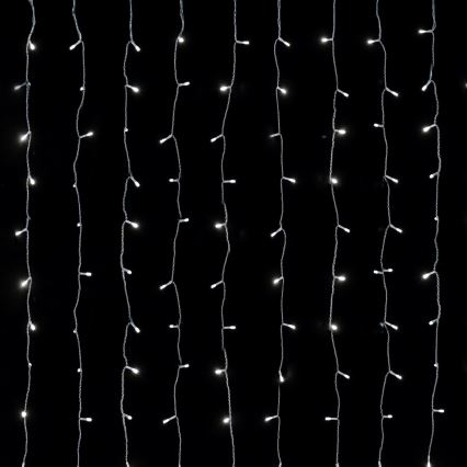 Aigostar - Zewnętrzny łańcuch świetlny LED, 558 diod LED, 3×1,8 m, IP44, zimna biel