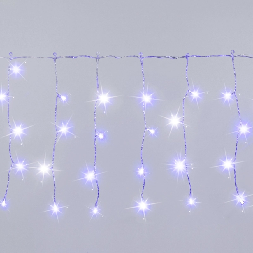 Aigostar - Zewnętrzny świąteczny łańcuch LED 200xLED 8x0,4m IP44 niebieski