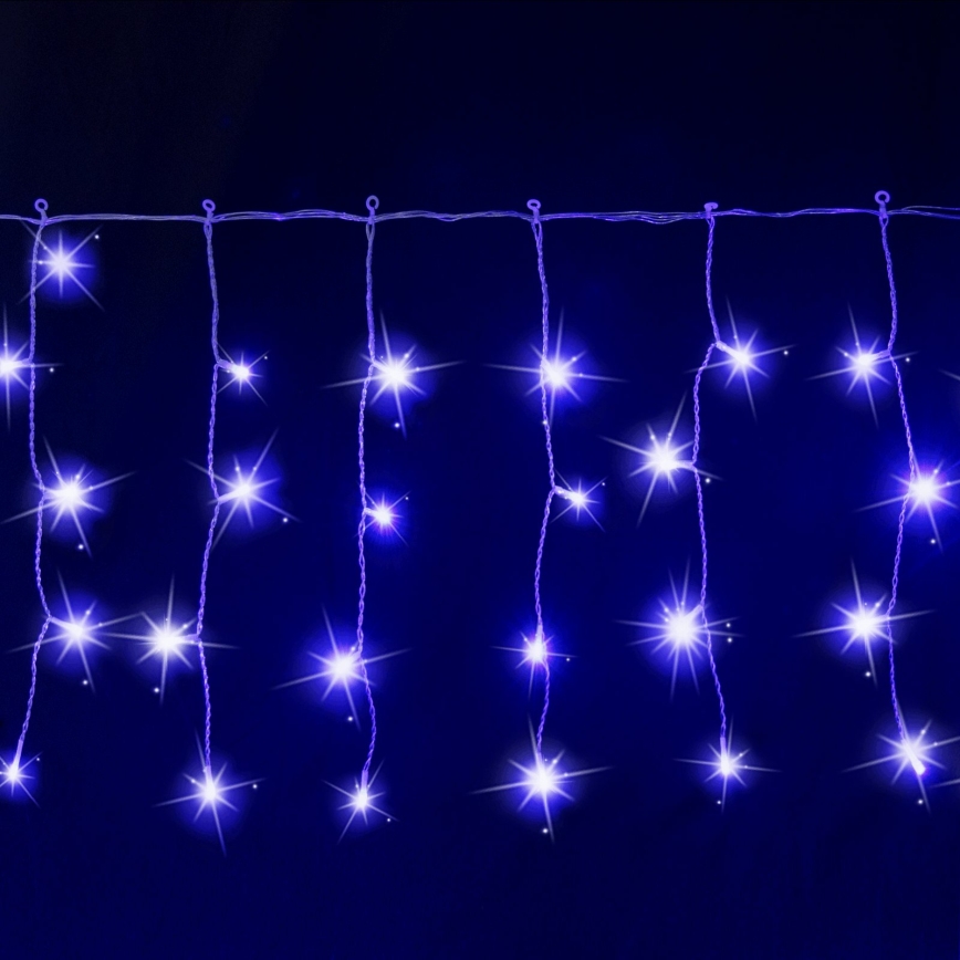 Aigostar - Zewnętrzny świąteczny łańcuch LED 200xLED 8x0,4m IP44 niebieski