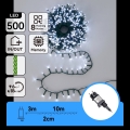 Aigostar - Zewnętrzny świąteczny łańcuch LED 500xLED/8 funkcji 13m IP44 zimnobiały