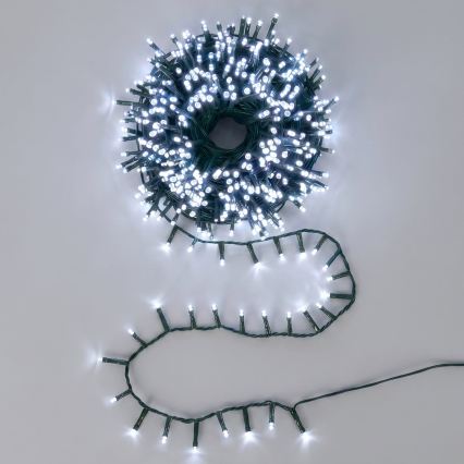 Aigostar - Zewnętrzny świąteczny łańcuch LED 500xLED/8 funkcji 13m IP44 zimnobiały