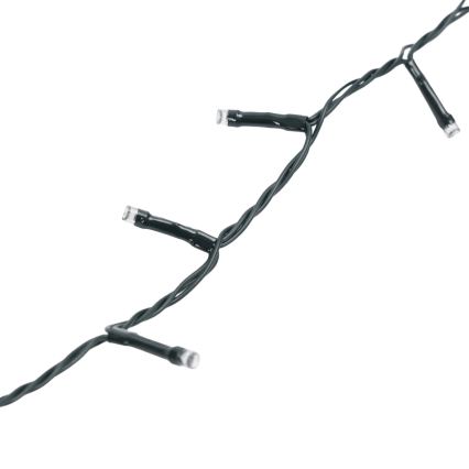 Aigostar - Zewnętrzny świąteczny łańcuch świetlny LED 50 diod, 8 trybów świecenia, 8 m, IP44, ciepła biała
