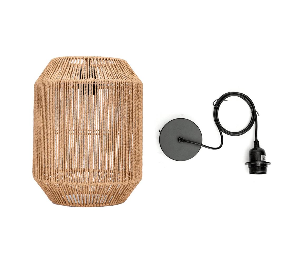 - Żyrandol na lince 1xE27/60W/230V beżowy