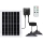 Aigostar - Żyrandol solarny LED z czujnikiem 2xLED/70W/12V 12000 mAh 6500K IP65 śr. 23,5 cm + pilot
