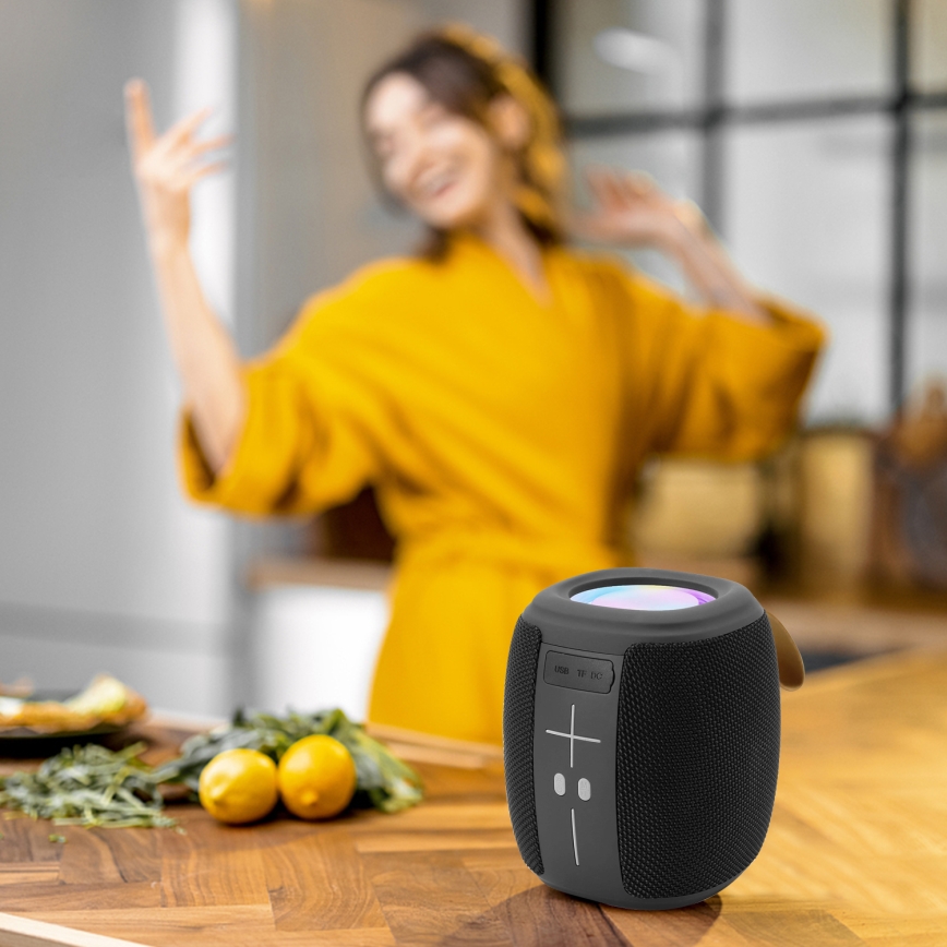 AKAI ABTS-V5 BL - Bezprzewodowy głośnik z mikrofonem 3W/1200 mAh niebieski