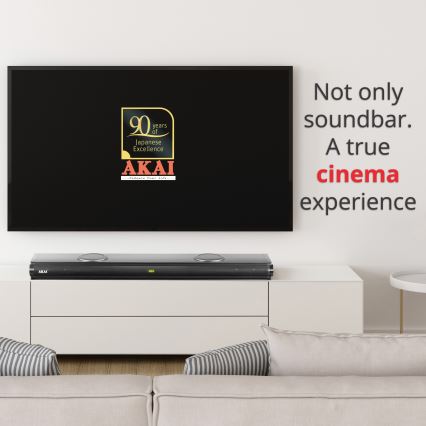 AKAI ASB-29 - Soundbar z aktywnym subwooferem 120 W / 230 V + pilot zdalnego sterowania