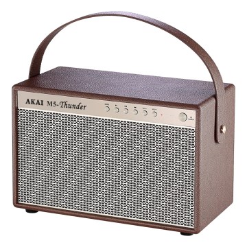 AKAI M5 THUNDER COFFEE - Bezprzewodowy głośnik 70 W z akumulatorem o pojemności 8000 mAh