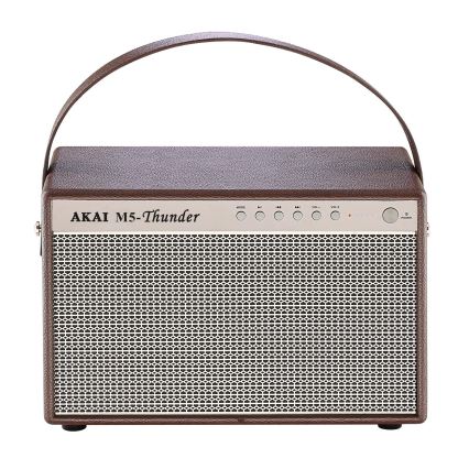 AKAI M5 THUNDER COFFEE - Bezprzewodowy głośnik 70 W z akumulatorem o pojemności 8000 mAh
