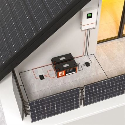 Akumulator LiFePO4 do systemów solarnych 12,8 V/200 Ah IP66