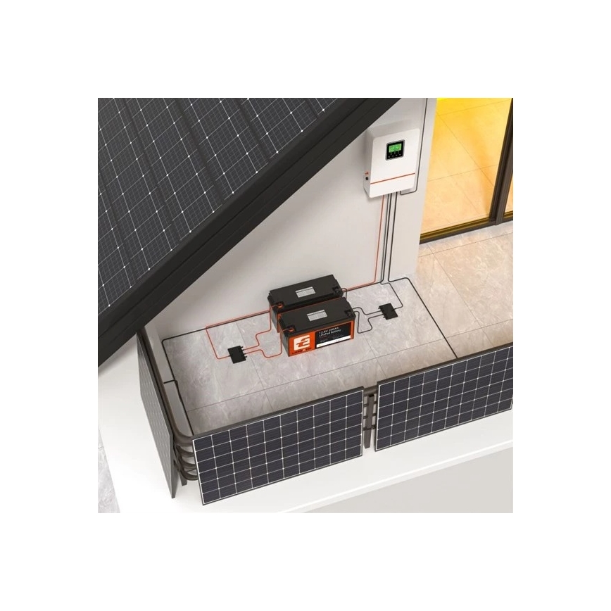 Akumulator LiFePO4 do systemów solarnych 12,8 V/200 Ah IP66