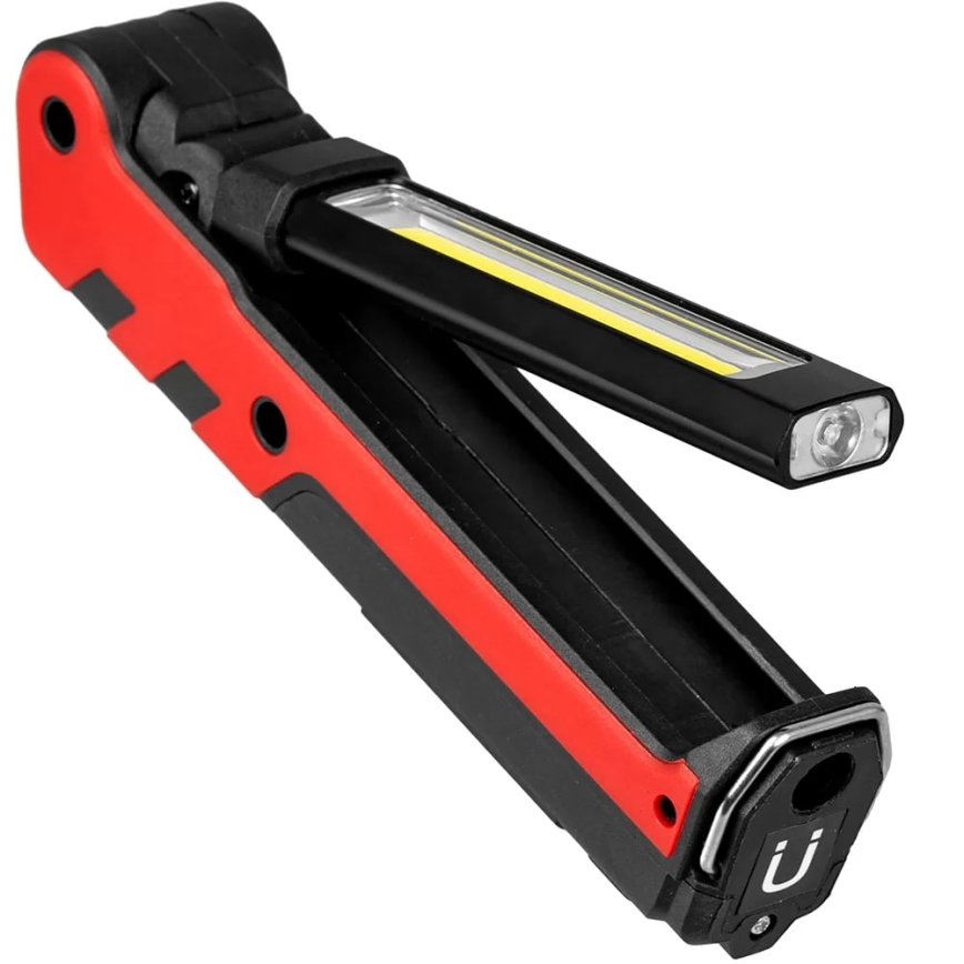 Akumulatorowa lampa robocza LED LED/5W/5V IPX2 360 błyszcz. 2000 mAh