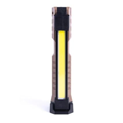LED Ściemnialna akumulatorowa robocze latarka z funkcją power banku LED/4W/5V IPX4 600 błyszcz. 2000 mAh
