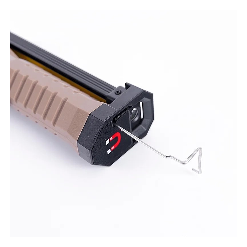 LED Ściemnialna akumulatorowa robocze latarka z funkcją power banku LED/4W/5V IPX4 600 błyszcz. 2000 mAh