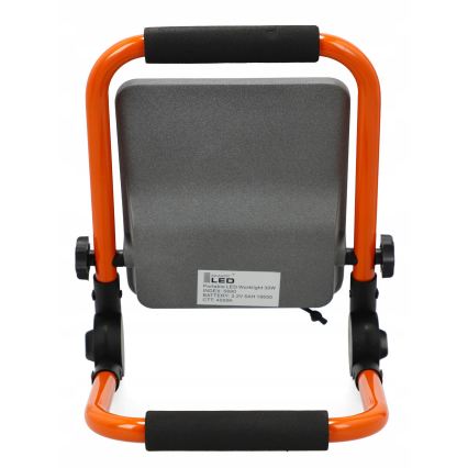 Akumulatorowy naświetlacz LED ze statywem 30 W, 3,2 V, 4500 K, 5000 mAh, IP65, pomarańczowy