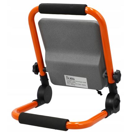 Akumulatorowy naświetlacz LED ze statywem 30 W, 3,2 V, 4500 K, 5000 mAh, IP65, pomarańczowy