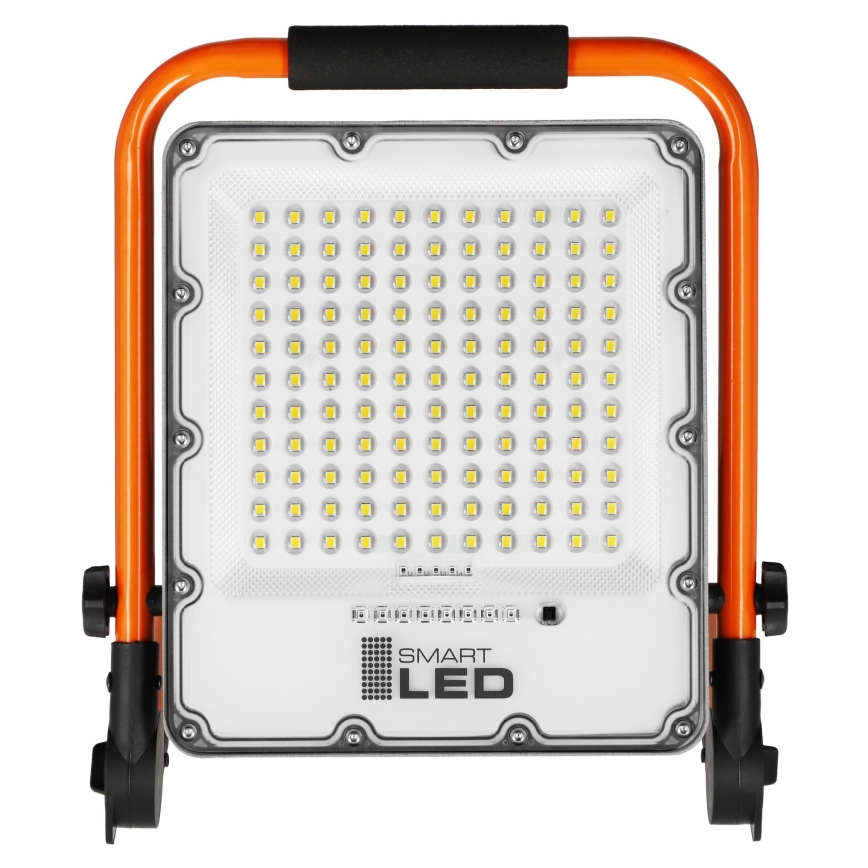 Akumulatorowy reflektor LED ze statywem LED/50W/3,2V 4500K 5000 mAh IP65 pomarańczowy