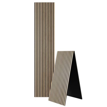 Akustyczny panel ścienny VASALUND 240x52 cm dąb