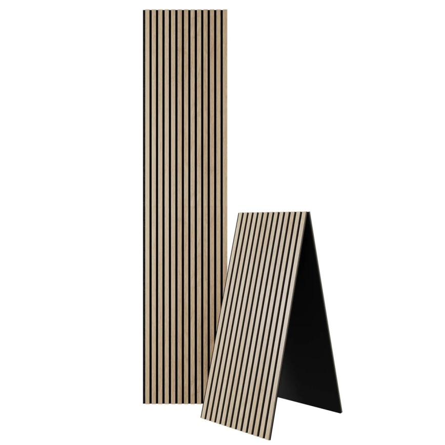 Akustyczny panel ścienny VASALUND 240x52 cm dąb