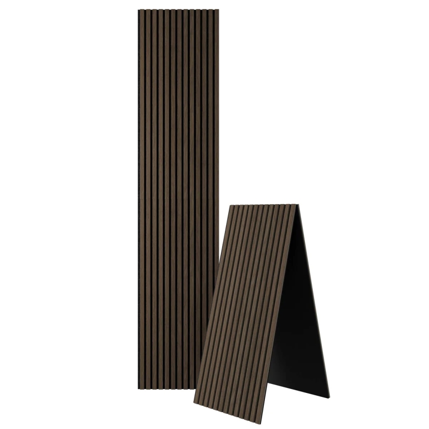 Akustyczny panel ścienny VASALUND 240x52 cm orzech