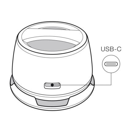 Aligator ABSMB01 - Magnetyczny głośnik do MagSafe Mini Beat 400 mAh, czarny